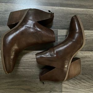 ankle booties | cowboy ankle booties! WORN ONCE. MICHAEL SHANNON booties